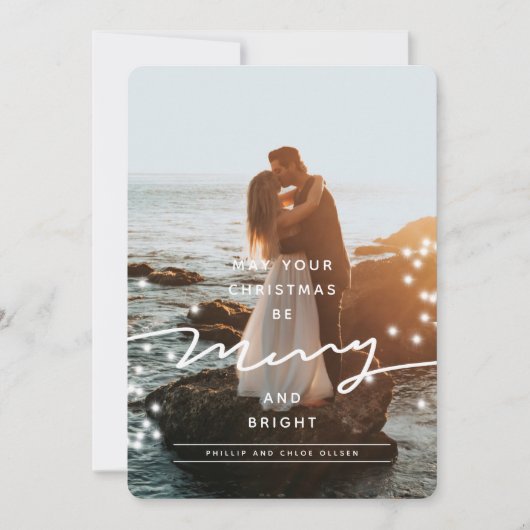 輝きと明メリーるいクリスマスの写真 シーズンカード (正面)