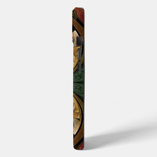 輝きと立ち上がり抽象芸術ステンドグラス Case-Mate iPhoneケース (裏面 / 左)