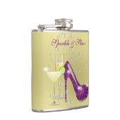 輝きと輝きすべての時間のガーリースキットル フラスク (右)