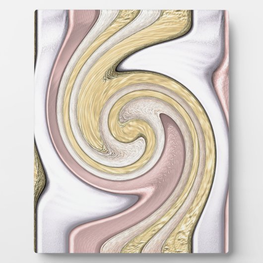 輝きのある金属パターン フォトプラーク (正面)