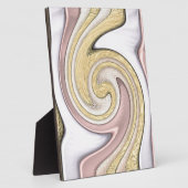 輝きのある金属パターン フォトプラーク (側面)