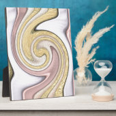 輝きのある金属パターン フォトプラーク (側面)