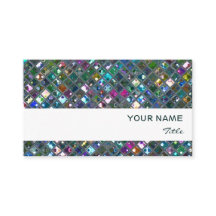 輝きのタイル多彩の2は白のストライブ柄を印刷します