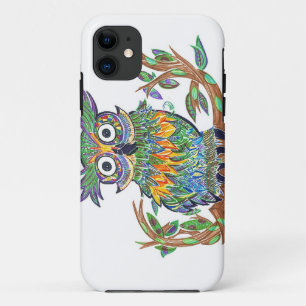 輝きのフクロウ iPhone 11 ケース