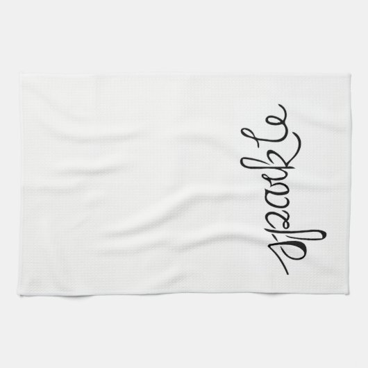 輝きの皿タオル キッチンタオル (横)