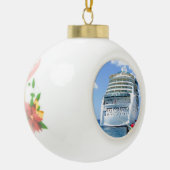 輝きの船尾 セラミックボールオーナメント (左)