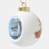 輝きの船尾 セラミックボールオーナメント (右)