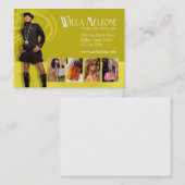 "輝きの魅力2" -上品でシックでファンキーなファッションのスタイリスト 名刺 (正面/裏面)