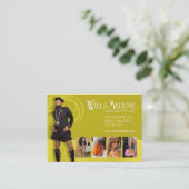 "輝きの魅力2" -上品でシックでファンキーなファッションのスタイリスト 名刺 (スタンド正面)