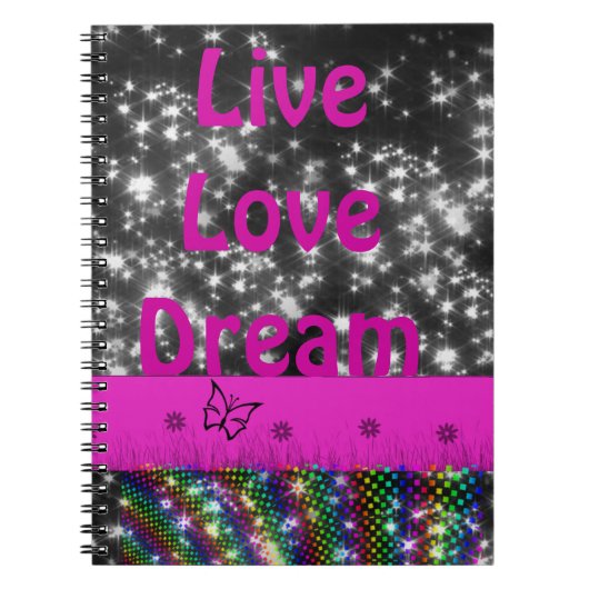 輝きのlive&dreamのノート ノートブック (正面)