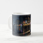 輝きは消えない　雨に濡れる街 コーヒーマグカップ (正面左)