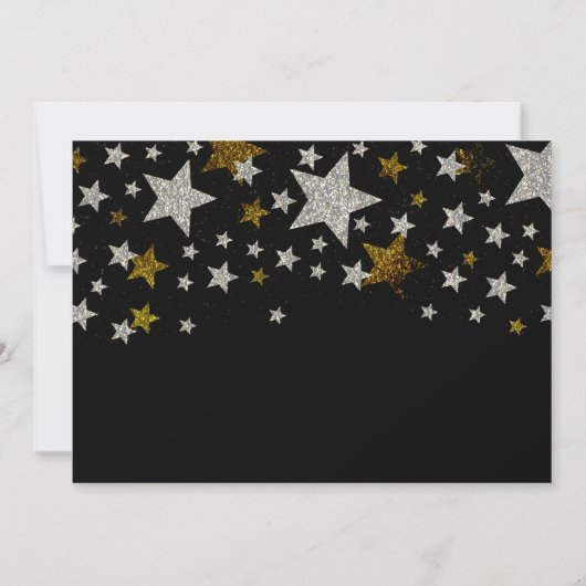 輝きは菓子を16の誕生日の招待状主演します 招待状 (裏面)