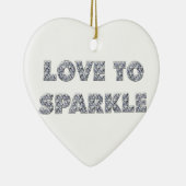 輝きを愛する セラミックオーナメント (右)