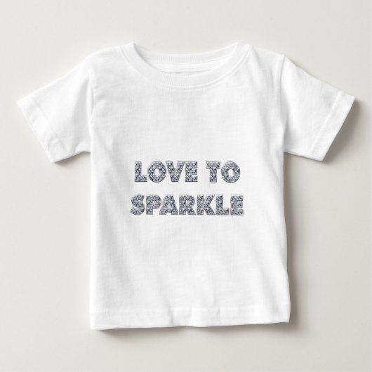 輝きを愛する ベビーTシャツ (正面)