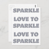 輝きを愛する ポストカード (正面/裏面)