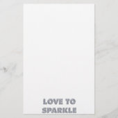 輝きを愛する 便箋 (正面)