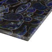 輝きを持つサファイアブルーストーンズ カッティングボード (角)