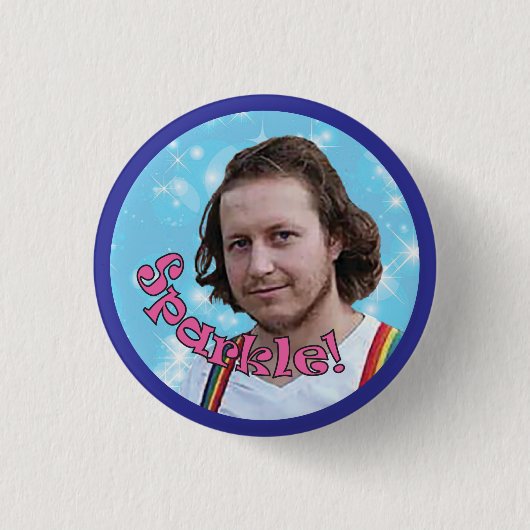 輝きクルト! 、1つの¼のインチ円形ボタン 缶バッジ (正面)