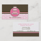 輝き及び点のケーキのベーカリー: 名刺 (正面/裏面)