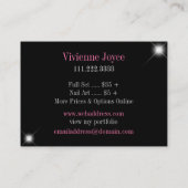 輝き及び輝やきのシマウマ: 名刺 (裏面)