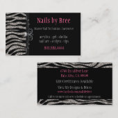 輝き及び輝やきのシマウマ: 名刺 (正面/裏面)