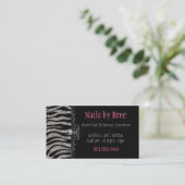 輝き及び輝やきのシマウマ: 名刺 (スタンド正面)