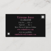 輝き及び輝やきのシマウマ: 名刺 (裏面)