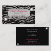 輝き及び輝やきのシマウマ: 名刺 (正面/裏面)