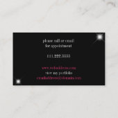 輝き及び輝やきのシマウマ: 名刺 (裏面)