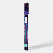 輝き生まれへ – 1776ネオングリッチアメリカ国旗Pho Case-Mate iPhoneケース (裏面 / 右)