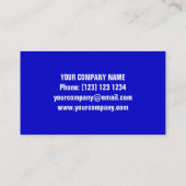 輝き米国のストライプな名刺のテンプレート 名刺 (裏面)