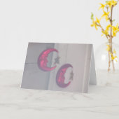 「輝き続けて」クリスマスカード カード (黄色い花)