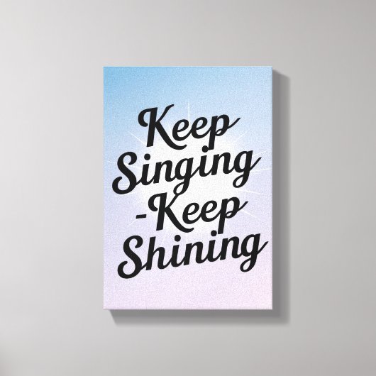 輝き続ける オプション2 キャンバスプリント (正面)