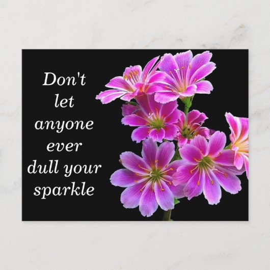 「輝き」 – アート写真カード ポストカード (正面)