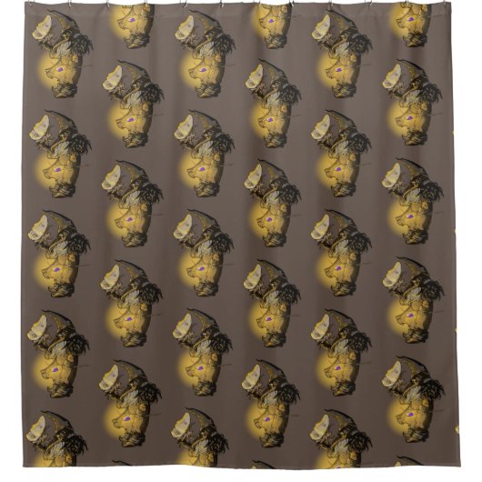 輝き シャワーカーテン (正面)