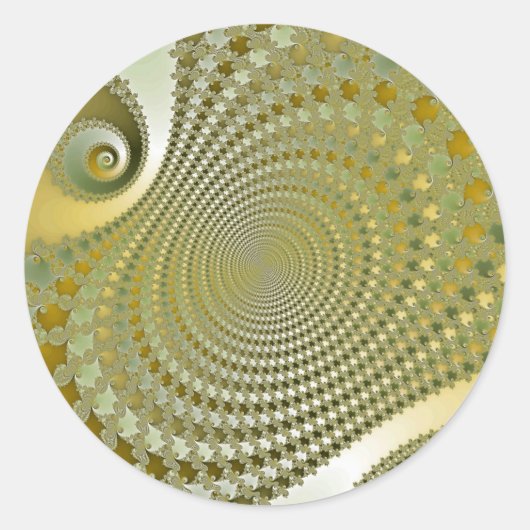 輝き – フラクタル ラウンドシール (正面)