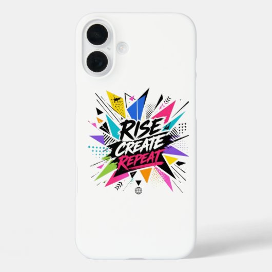 輝き 創造 繰り返し 励ましのモチベーションの引用 Case-Mate iPhoneケース (裏面)