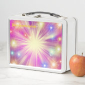 輝き，星，輝き，輝き，グリッター，光，効果 メタルランチボックス (インサイチュ)