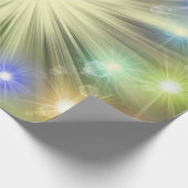 輝き，星，輝き，輝き，グリッター，光，効果 ラッピングペーパー (角)