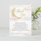 輝くお洒落小さな星のジェンダーが明らかにする サンキューカード (スタンド正面)