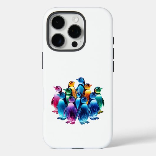 輝くかわいいペンギン Case-Mate iPhoneケース (裏面)