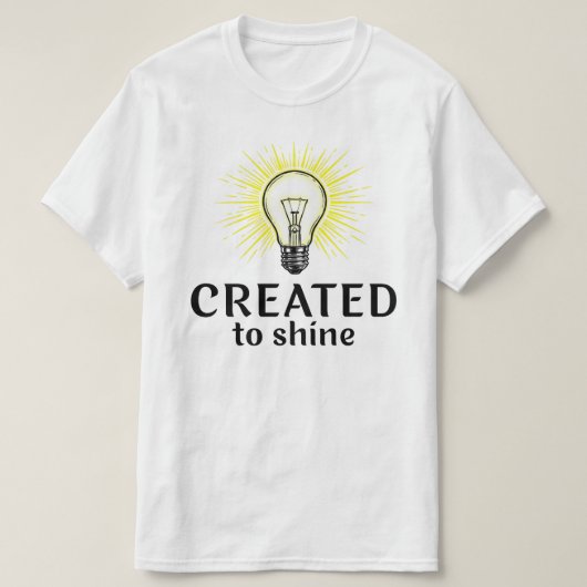 輝くために生まれた Tシャツ (デザイン正面)