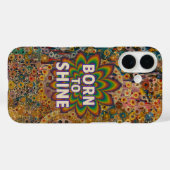 輝くために生まれてきた – 励ましのiPhoneカバー Case-Mate iPhoneケース (裏面 (横))