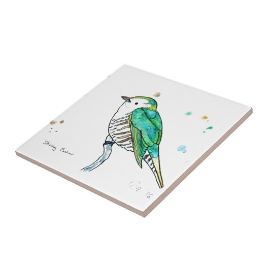 輝くなかっこう タイル (側面)