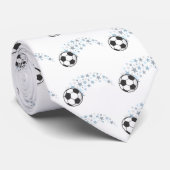 輝くなサッカーボールの星 ネクタイ (ロール)