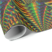 輝くなレーザー光線写真明るい虹はアーチをつけます ラッピングペーパー (ロールコーナー)