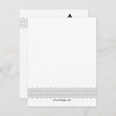 輝くな星のバー(ユダヤ教の)バル・ミツバーは感謝していしています ノートカード (正面/裏面)