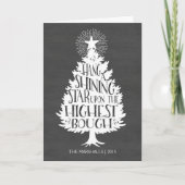 輝くな星の休日の黒板 シーズンカード (正面)