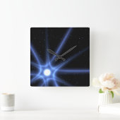 輝くな星 スクエア壁時計 (ホーム)