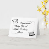 輝くな未来の卒業生 カード (黄色い花)